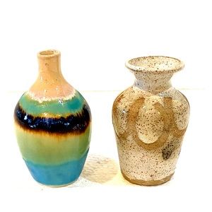 Set of 2 Mid-Century Modern Miniature Vases